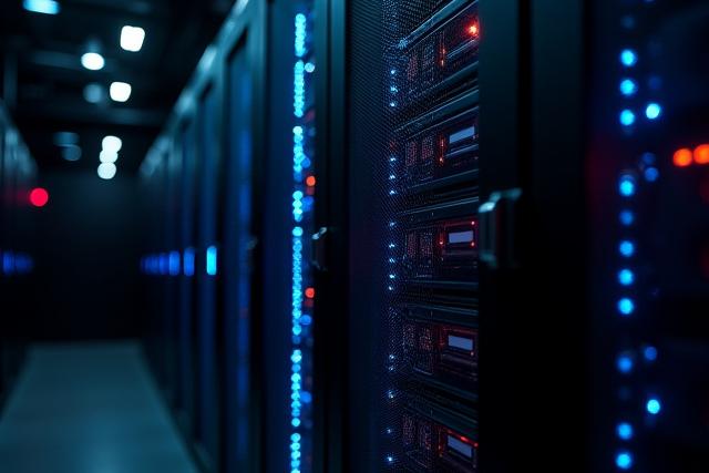 High-density server racks for blockchain mining operation